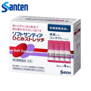 參天潤澤眼藥水 SANTE Soft Santear人工淚液眼藥水5ml×4