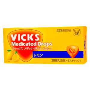 【日本藥妝店必買】大正製藥vicks潤喉糖 柑橘口味
