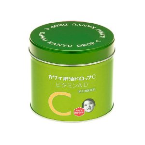 日本 KAWAI 肝油丸C20 綠色罐 150粒