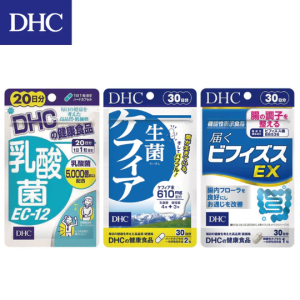 【日本代購】DHC 乳酸菌 EC-12+克菲爾益生菌+益生菌雙歧桿菌EX 20日/30日份